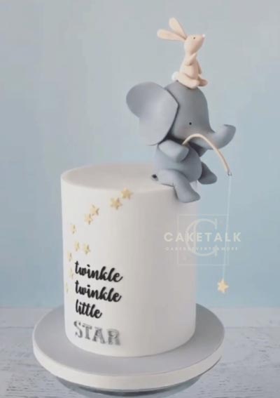 Bunny and ellie star cake for kids in dubai