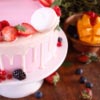 Macarons berry fresh fruit cake in dubai