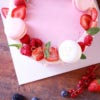Macarons berry fruit cake in dubai