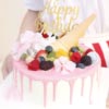Baby pink cake for birthday in dubai