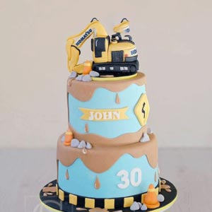 Cake for kids | Two tier tractor cake for kids in dubai