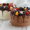 Cake for kids | Red velvet layered berry cake in dubai for kids