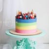 Fresh Fruits Cake | Rainbow fresh fruit cake in dubai