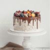 Fresh Fruits Cake | Fruit & macaroon crumble cake in dubai