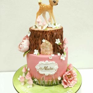 Birthday Cake | Bambi forest cake for birthday in dubai
