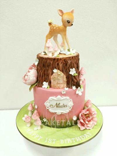 Birthday Cake | Bambi forest cake for birthday in dubai