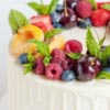 Fresh Fruits Cake | White chocolate and fruit paradise cake in dubai