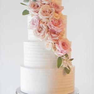 Pink O'Hora Wedding Cake