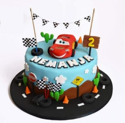 McQueen Car Cake – 2 | Customized Cakes for Kids