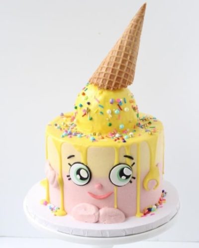 Ice Cream Cone Cake – 2 Customized Birthday Cake Kids
