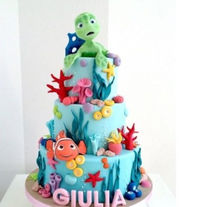 Nemo and his friends | Customized Cake for Kids