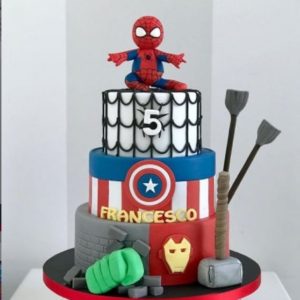 Avenger Cake Three Tier 2