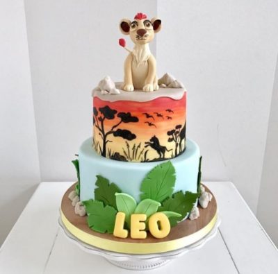Lion King Two Tier Cake