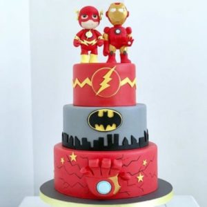 Avengers Theme Cake