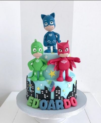 PJ Masks Two Tier Cake
