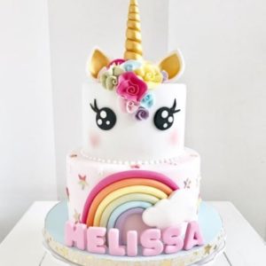 Unicorn Rainbow Cake