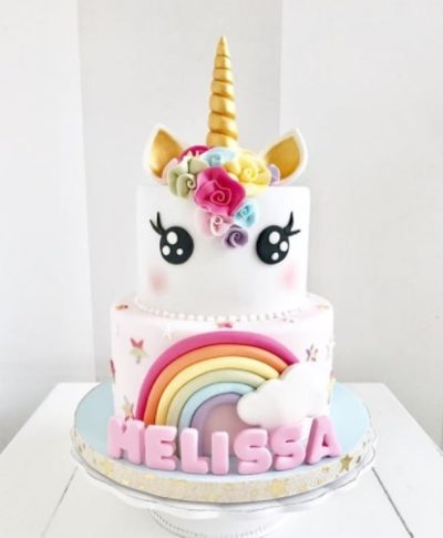 Unicorn Rainbow Cake