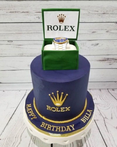 Rolex Watch Gift Box Cake