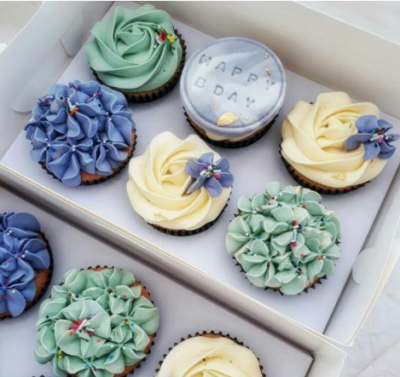 Marble Cream Cupcakes