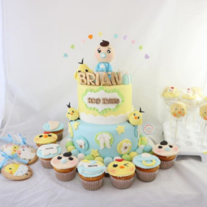 Baby Boy Dessert Set