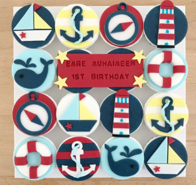 Marine Cupcakes
