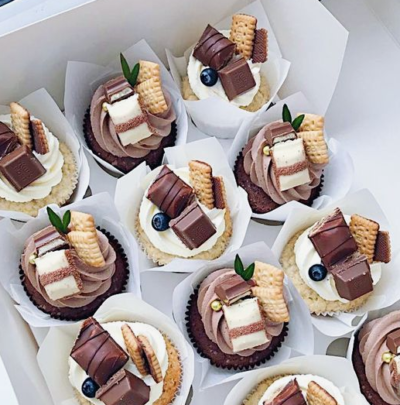 Chocolate Kinder Cupcake
