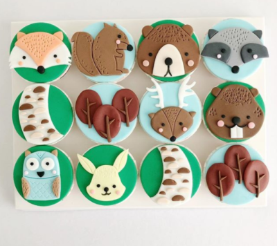Forest Animal Cupcakes