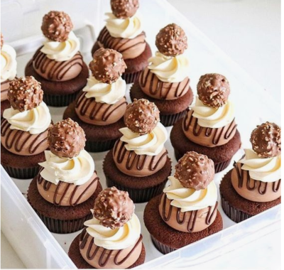 Ferrero Rocher Cupcake