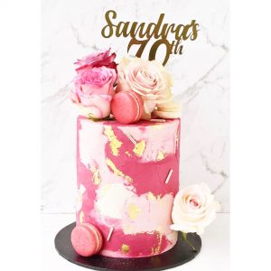 Pink Marble Cake 3 buy best customized cake in Dubai