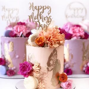 Peach Gold Cake best customized cake makers in Dubai