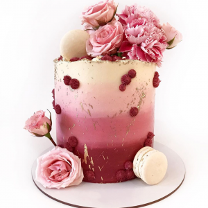 Red Ombre Cake best customized cake makers in Dubai