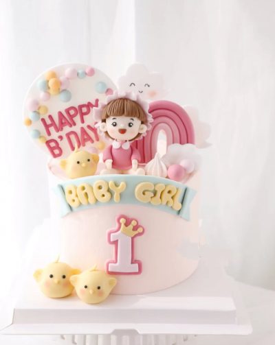 Baby Shower Cake for Girl buy cake for kids online