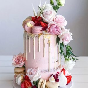Floral Surprise Cake