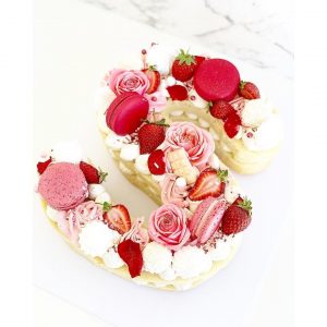 Letter Sandwich Cake