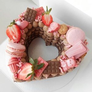 Malt Heart Cake