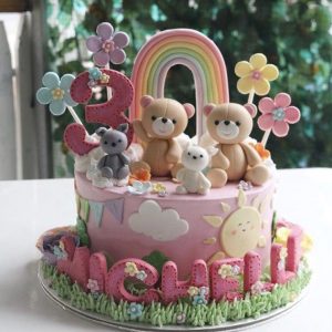 Bear Family Cake