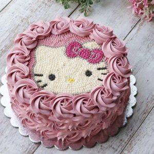 Hello Kitty Cream Cake