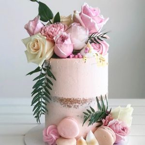 Pink Flower Cake