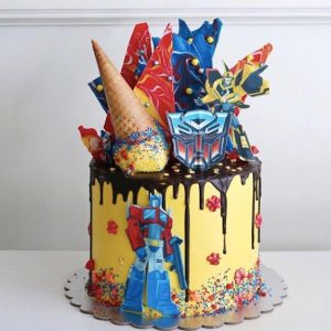 Transformers Cream Cake