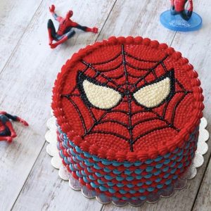 Spider-Man Cream Cake