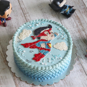 Little Supermen Cream Cake