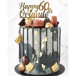 Grey Marble Cake