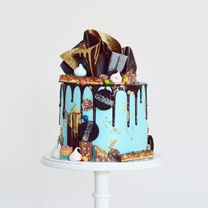 Whimsy Blue Cake
