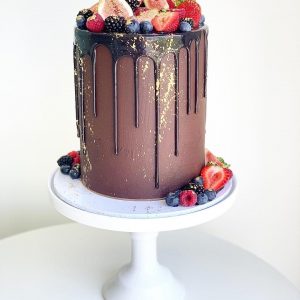 Fruit Chocolate Cake