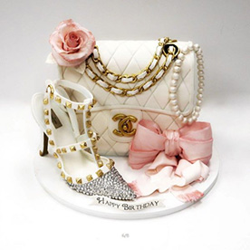 White Designer Accessory Bag