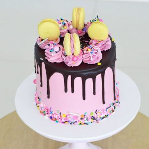 Whimsical Pink Cake