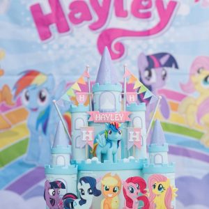 Little Pony Castle Cake