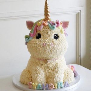Unicorn 3D Cream Cake
