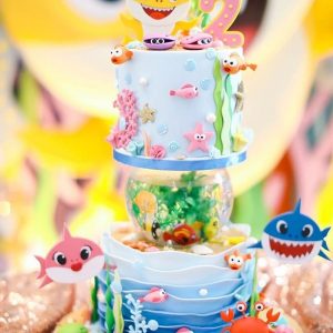 Baby Shark Ocean Cake