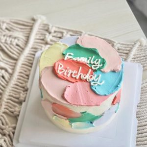 Color palette cake 2